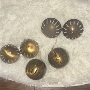 Vintage Brass Metal Hanging Ornaments